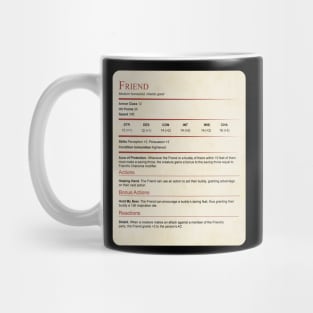 D&d Friend Statblock Mug